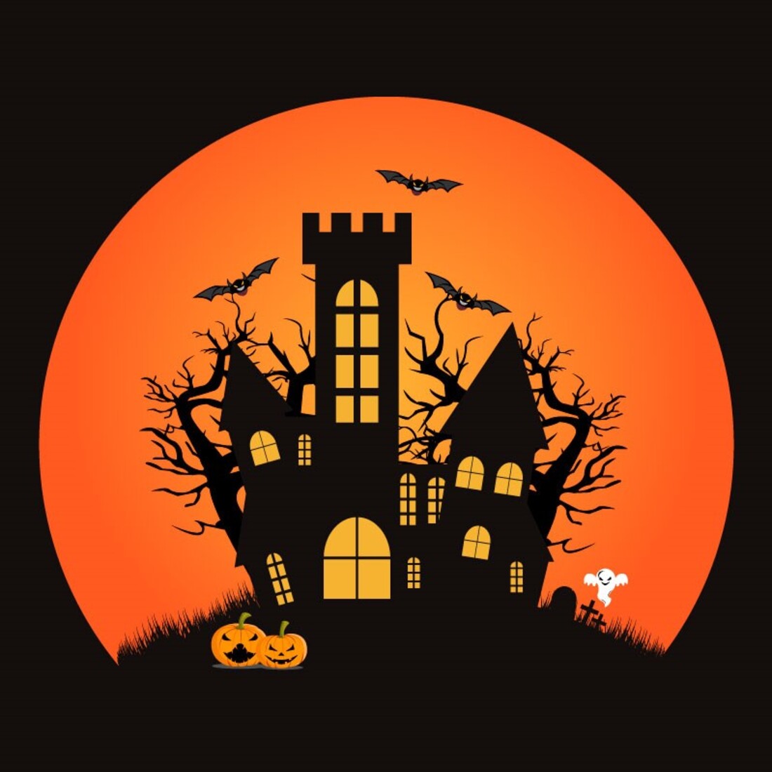 T-shirt Design for Halloween Events preview image.