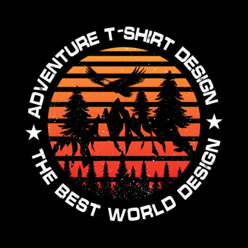Adventure T-shirt Design cover image.