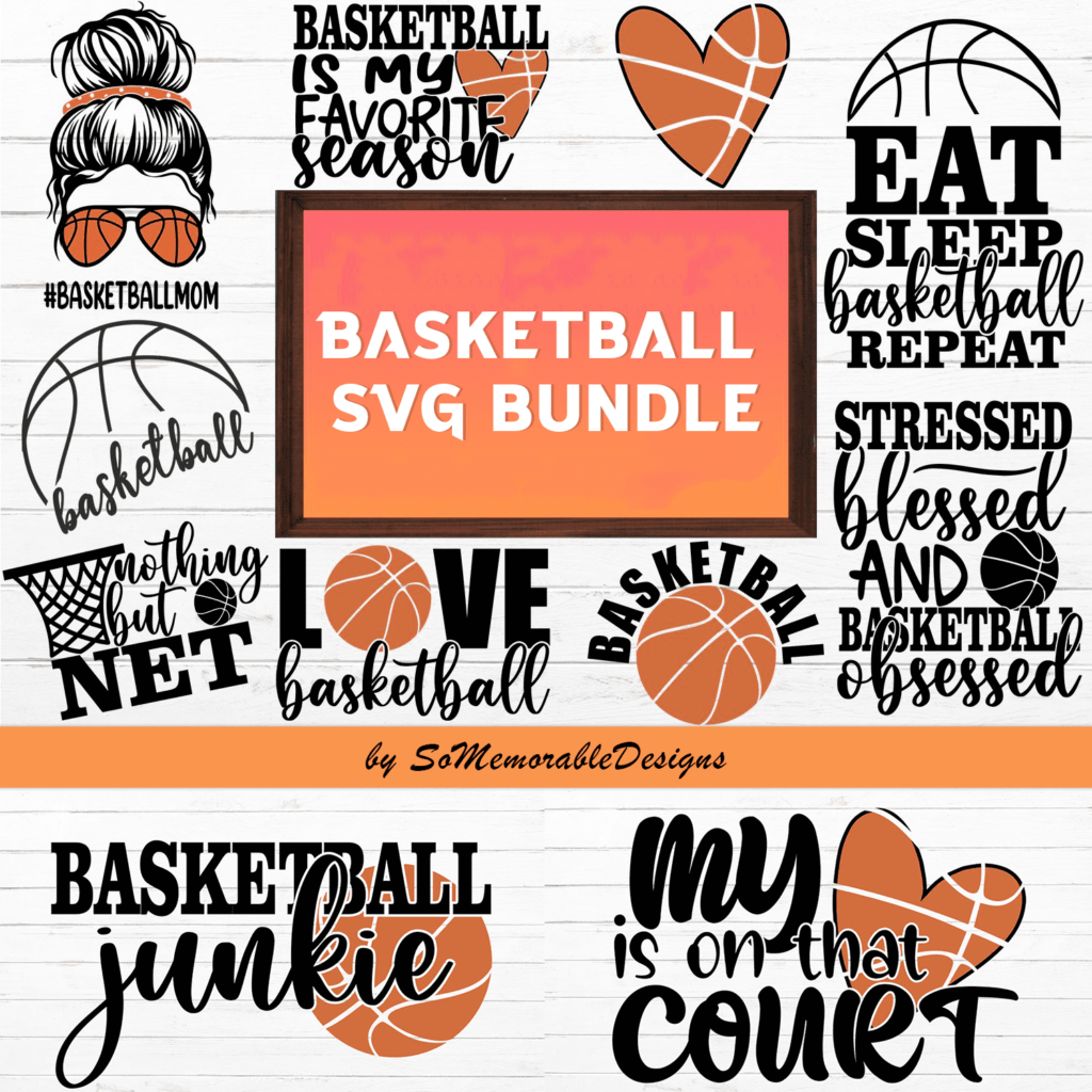 Basketball SVG Bundle, Basketball SVG Cut Files – MasterBundles