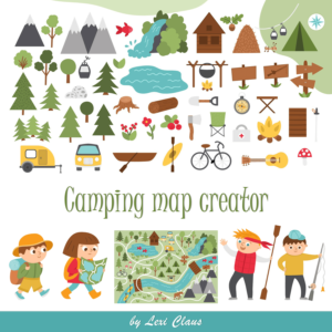 Camping Map Creator – MasterBundles