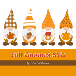 Fall Gnomes SVG. Thanksgiving Gnomes – MasterBundles