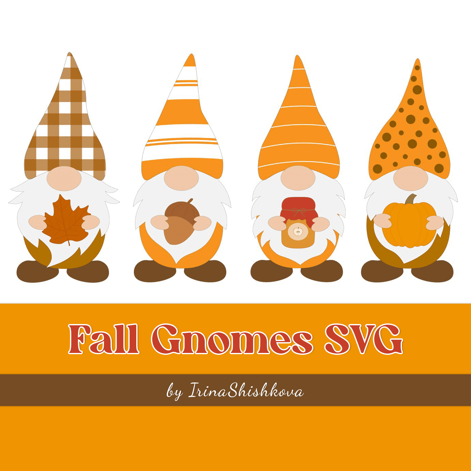 Fall Gnomes SVG. Thanksgiving Gnomes.