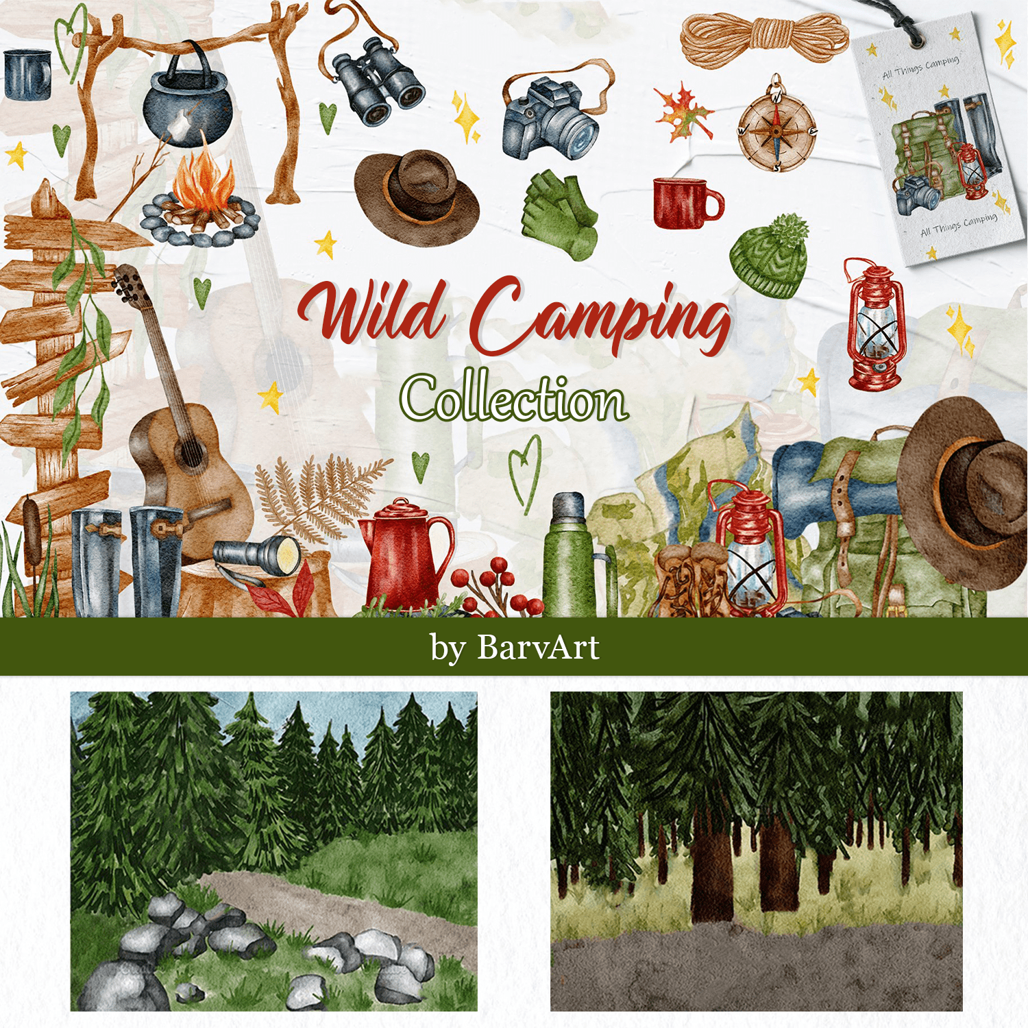 Wild camping collection - main image preview.