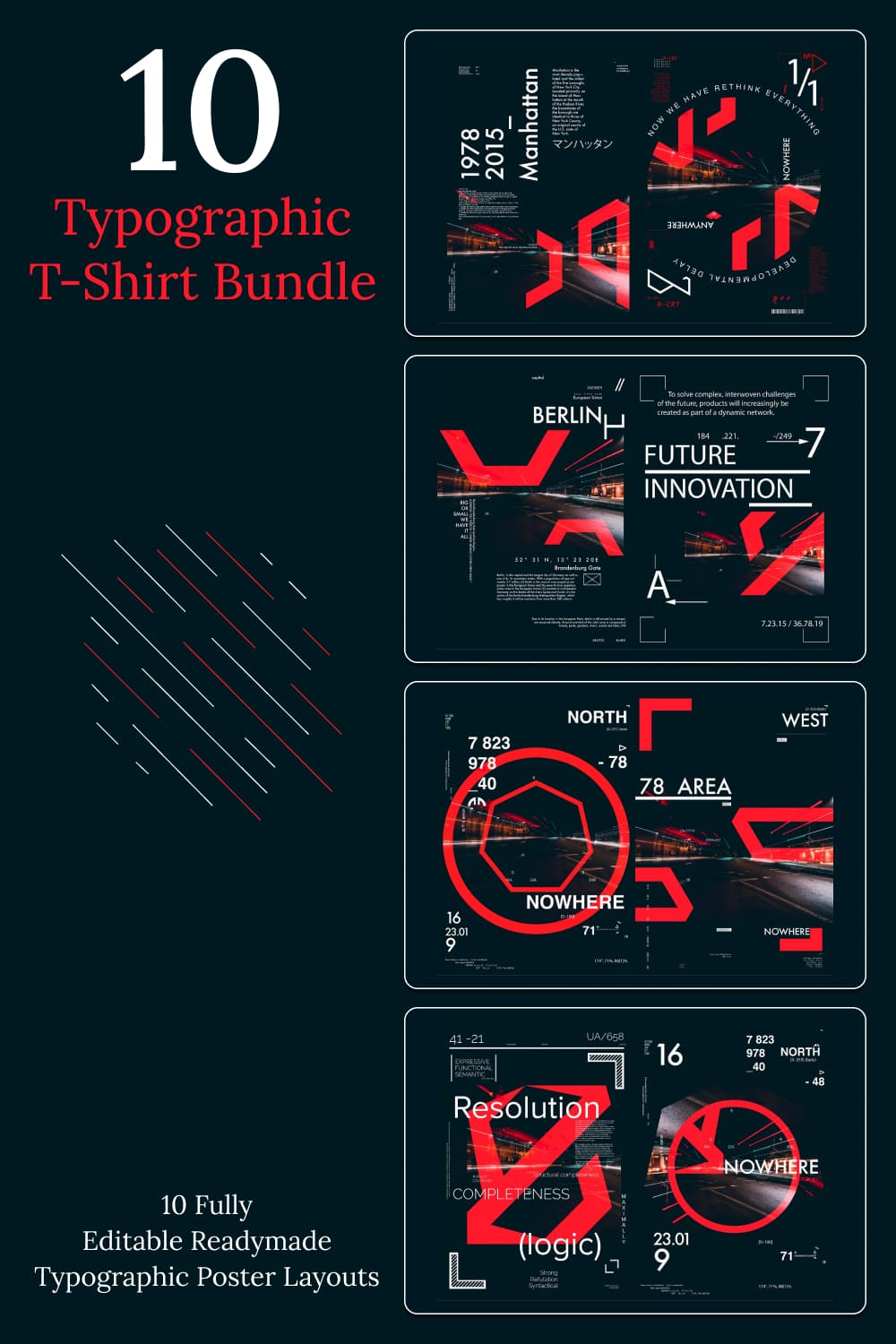 10 typographic t shirt bundle 02