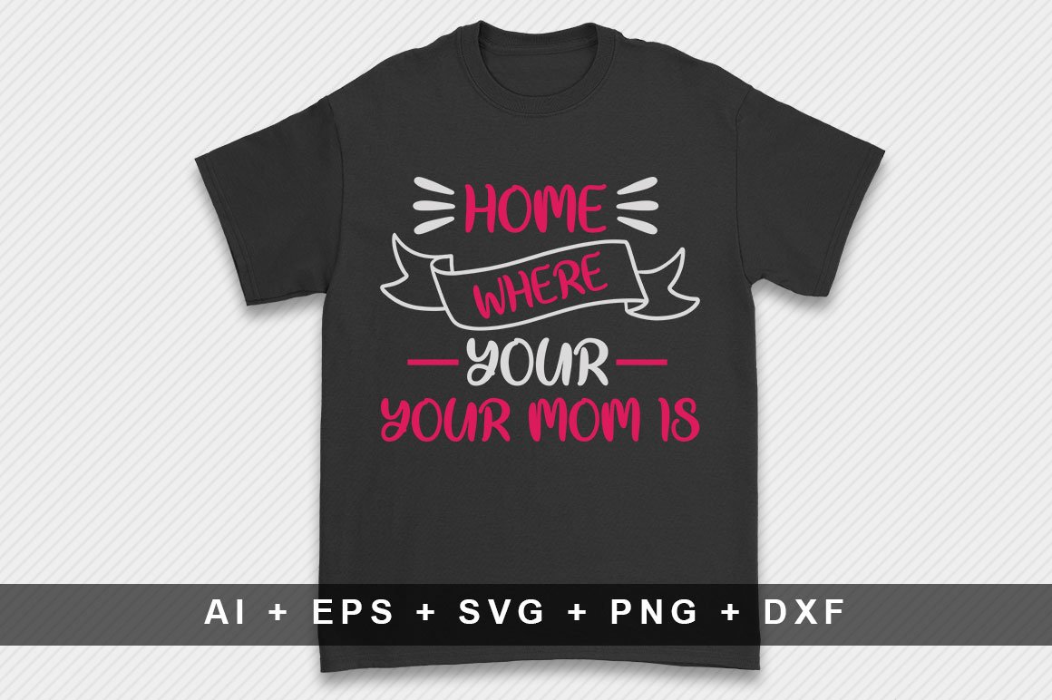 Black women's t-shirt with an enchanting inscription about a good mother.