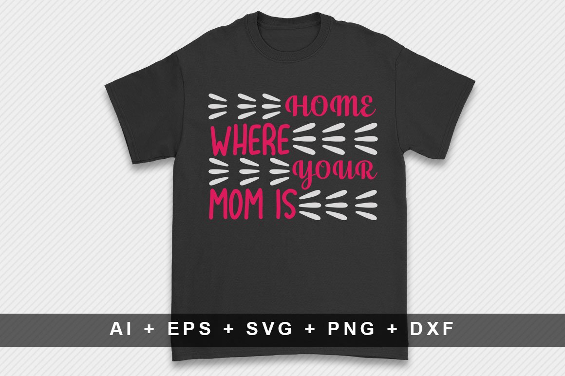 Black women's t-shirt with a colorful inscription about a good mother.