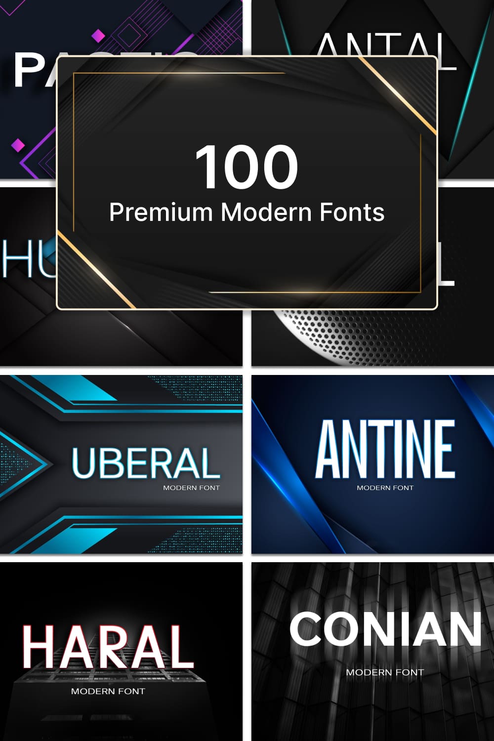 100 premium modern fonts 03