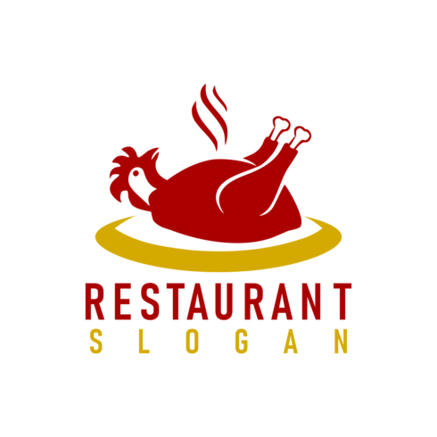 Chicken Custom Logo For Restaurant and Cafe cover image.