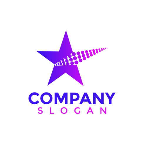 Star Custom Design Logo Template cover image.