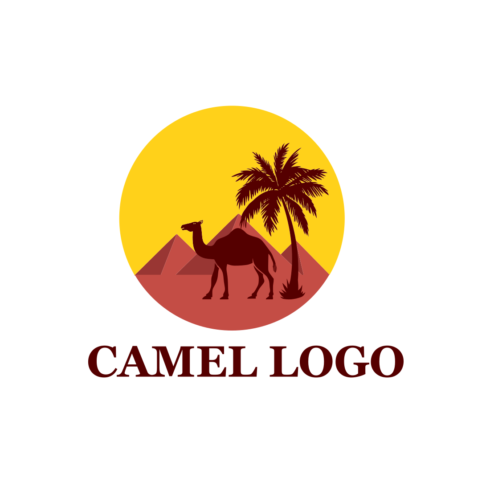 Classic Style Camel Logo Design Template cover image.
