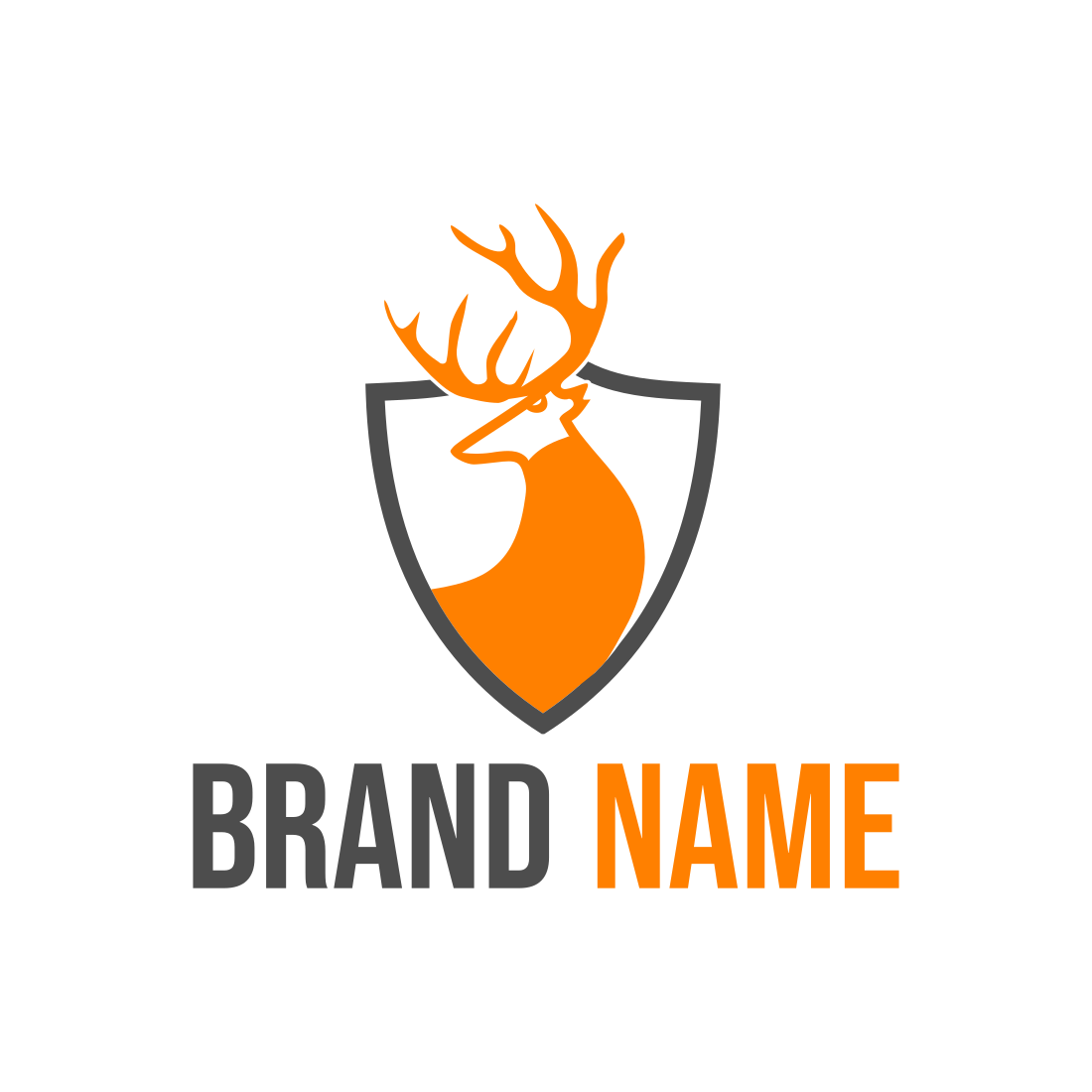 Deer Badge Creative Logo Design cover image.