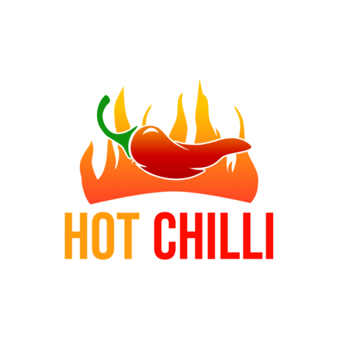 Hot Chili Sign Logo For Restaurant And Cafe cover image.