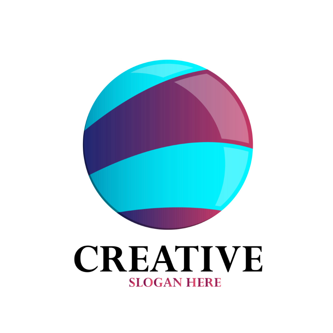 Modern Gradient Circle Logo for Company cover image.