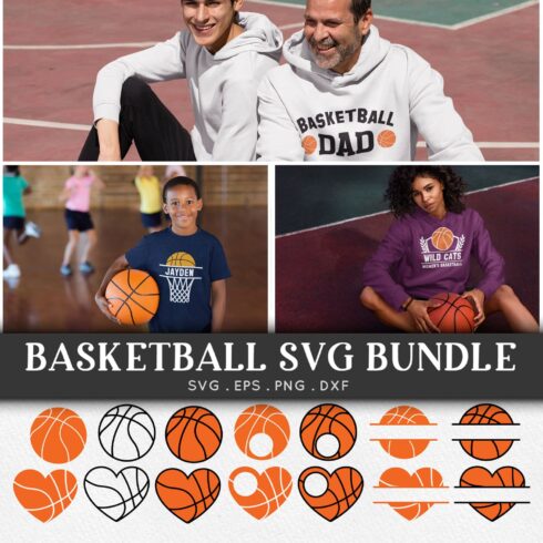 Basketball svg bundle basketball - main image preview.