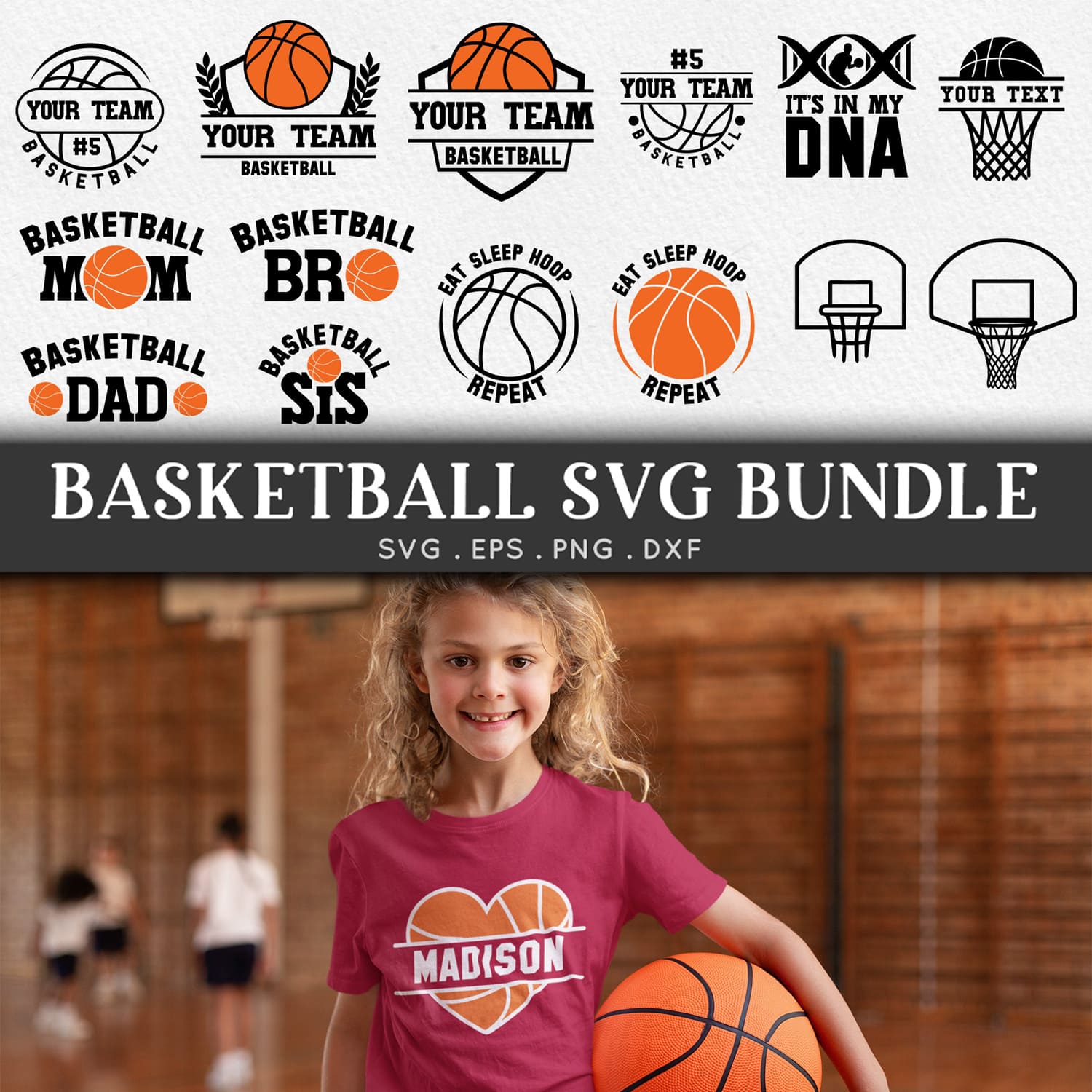 Basketball svg bundle basketball created by CloudStreetLab.