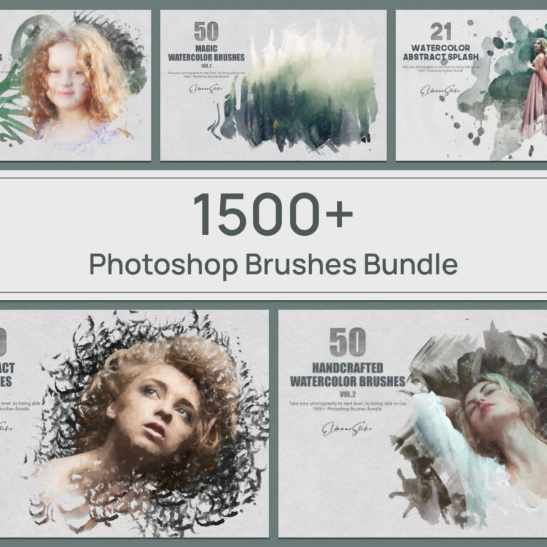 1500 photoshop brushes pack ree download