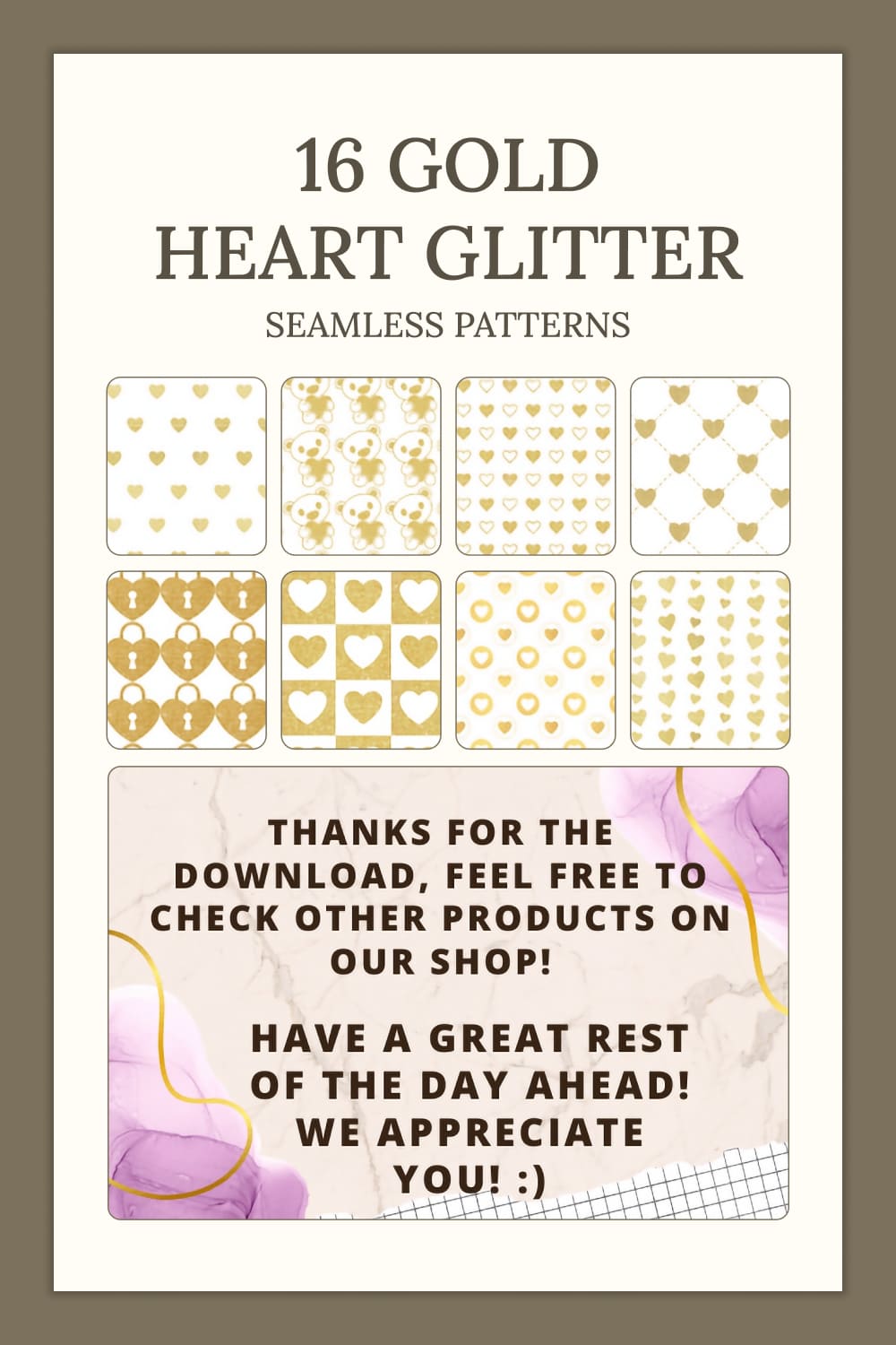 16 GOLD HEART GLITTER SEAMLESS PATTERNS - Pinterest.