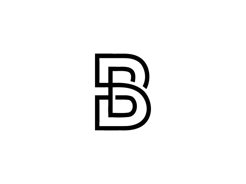 4 Word Mark Minimal Logos Design, b logo.