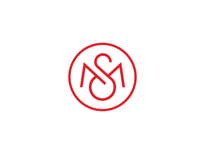 5 Word Mark Perfect Logos Design, sm red logo.