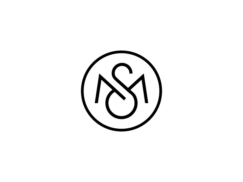 5 Word Mark Perfect Logos Design, sm black logo.