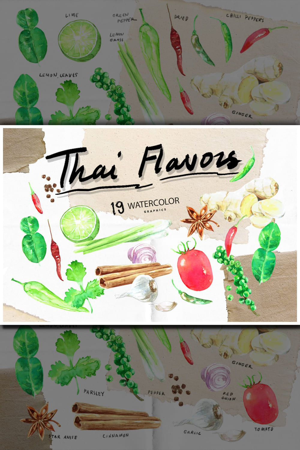 1776837 thai flavors watercolor graphic pinterest 1000 1500