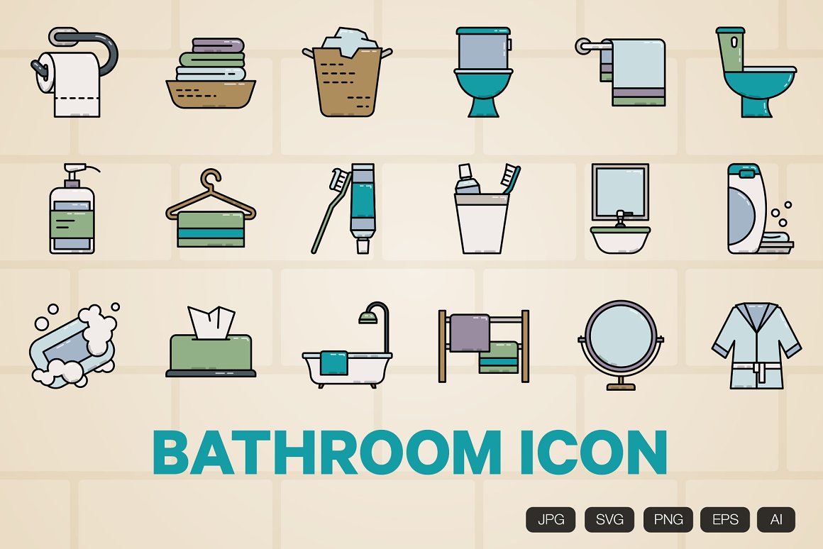 18 bathroom icon