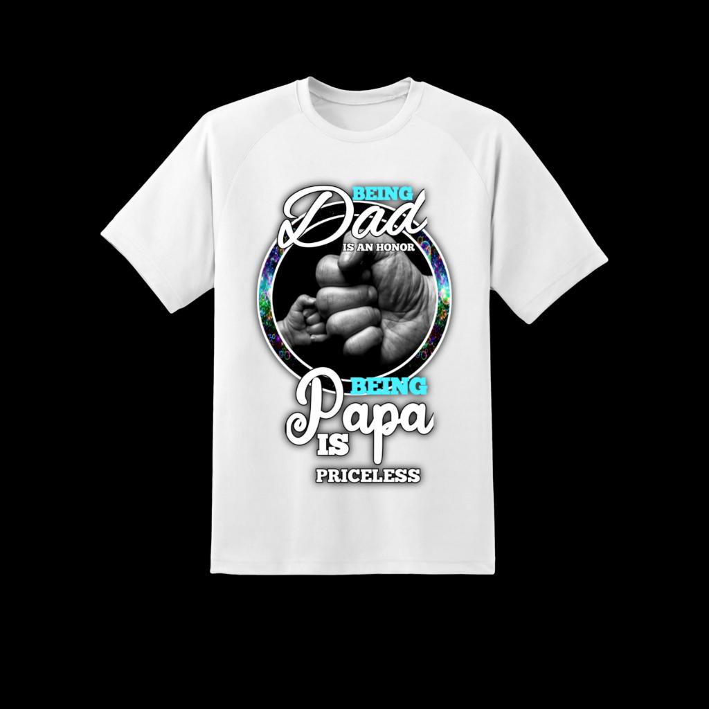 Father's Day Special T-shirt Design Template for real papa.