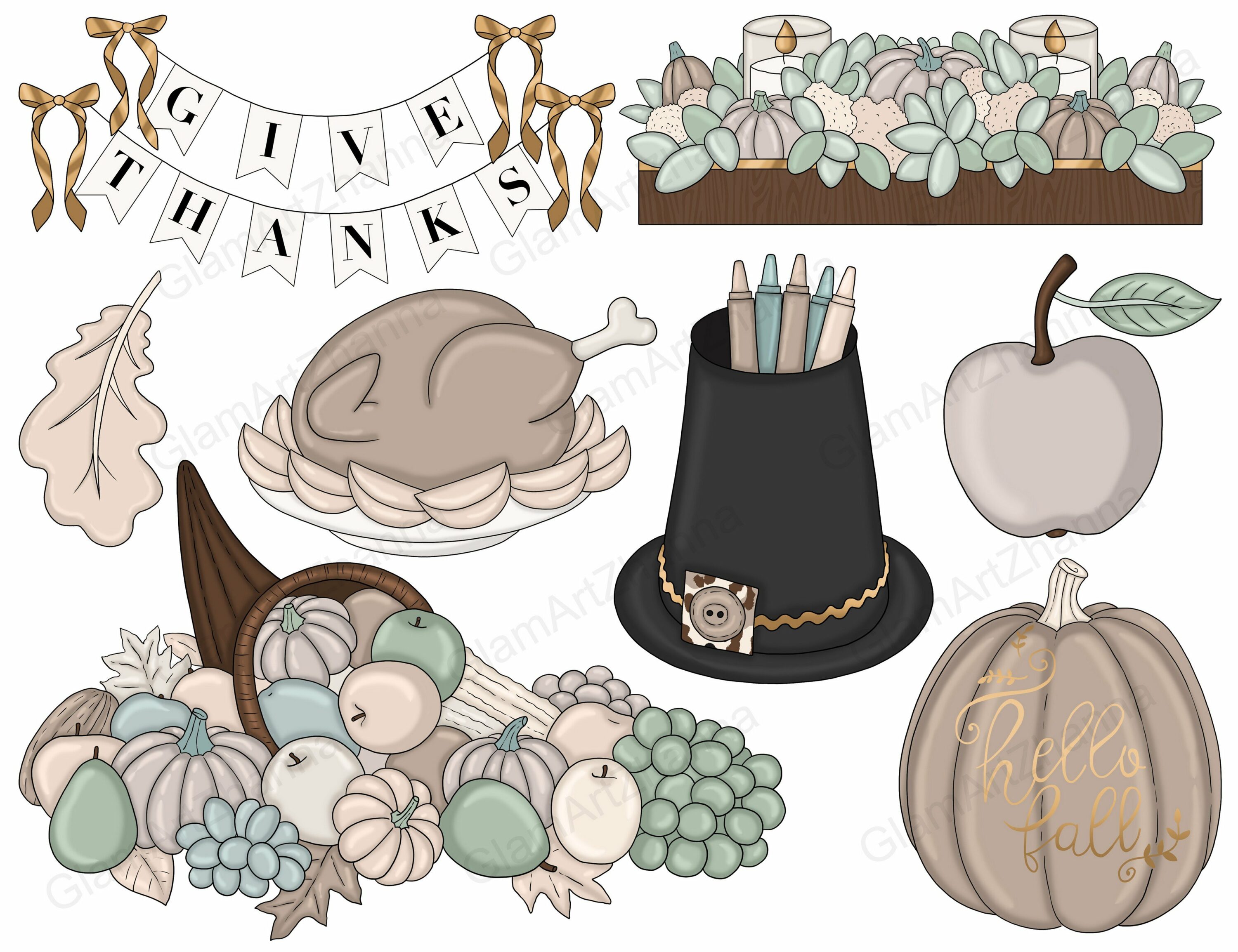 So beautiful thanksgiving items for perfect Thanksgiving mood.