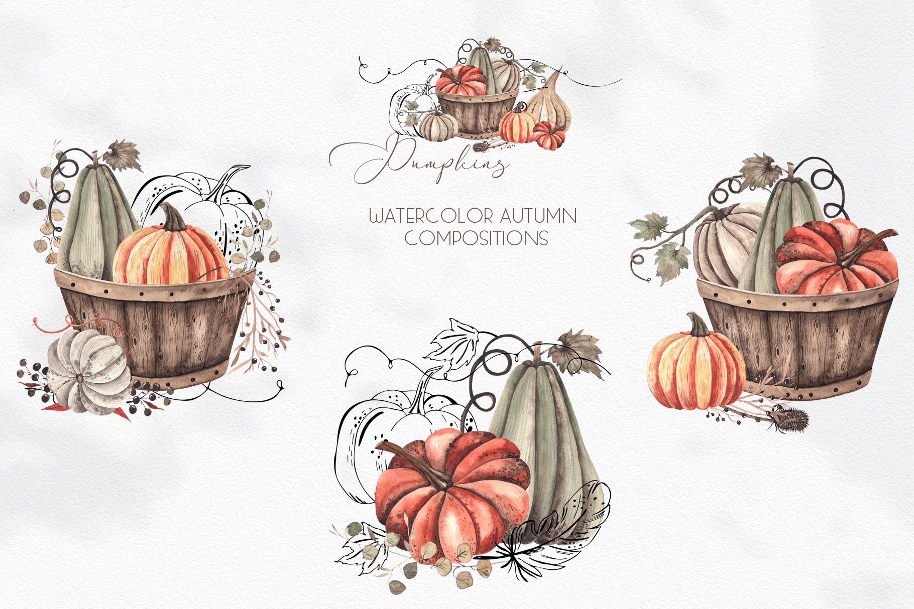 Magic pumpkins compositions.