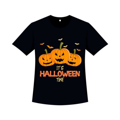 Halloween Pumpkin T-shirt Vector cover image.