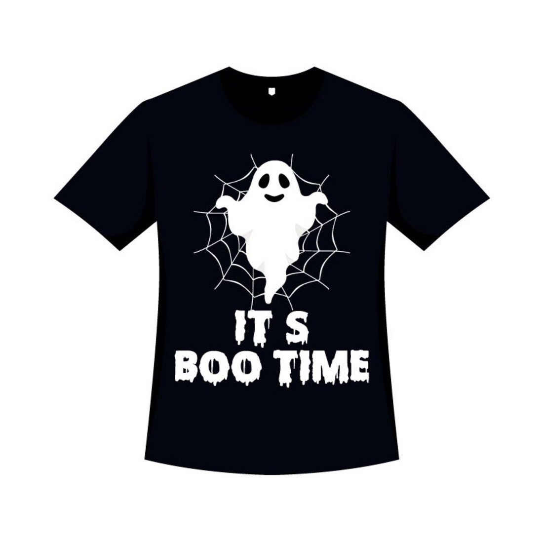 Halloween Simple Black Color T-shirt cover image.