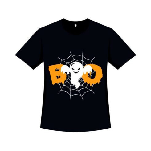 Halloween T-shirt with Spider Web cover image.