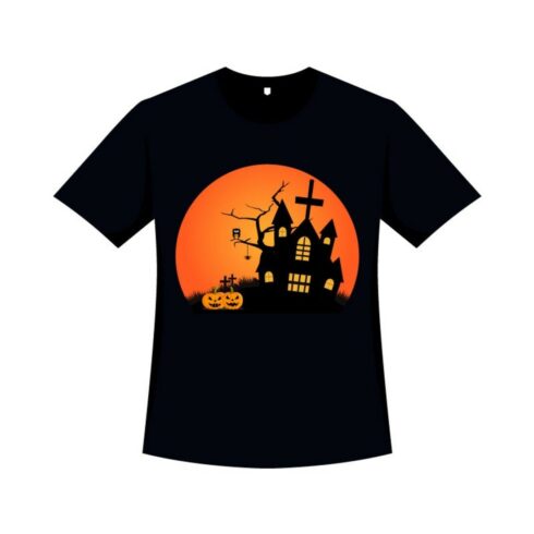 Halloween Scary Vintage T-shirt Art cover image.
