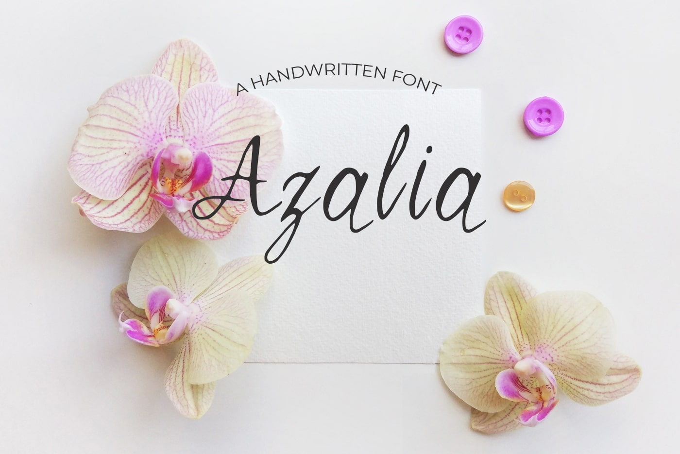 Calligraphy font on a tenderness background.