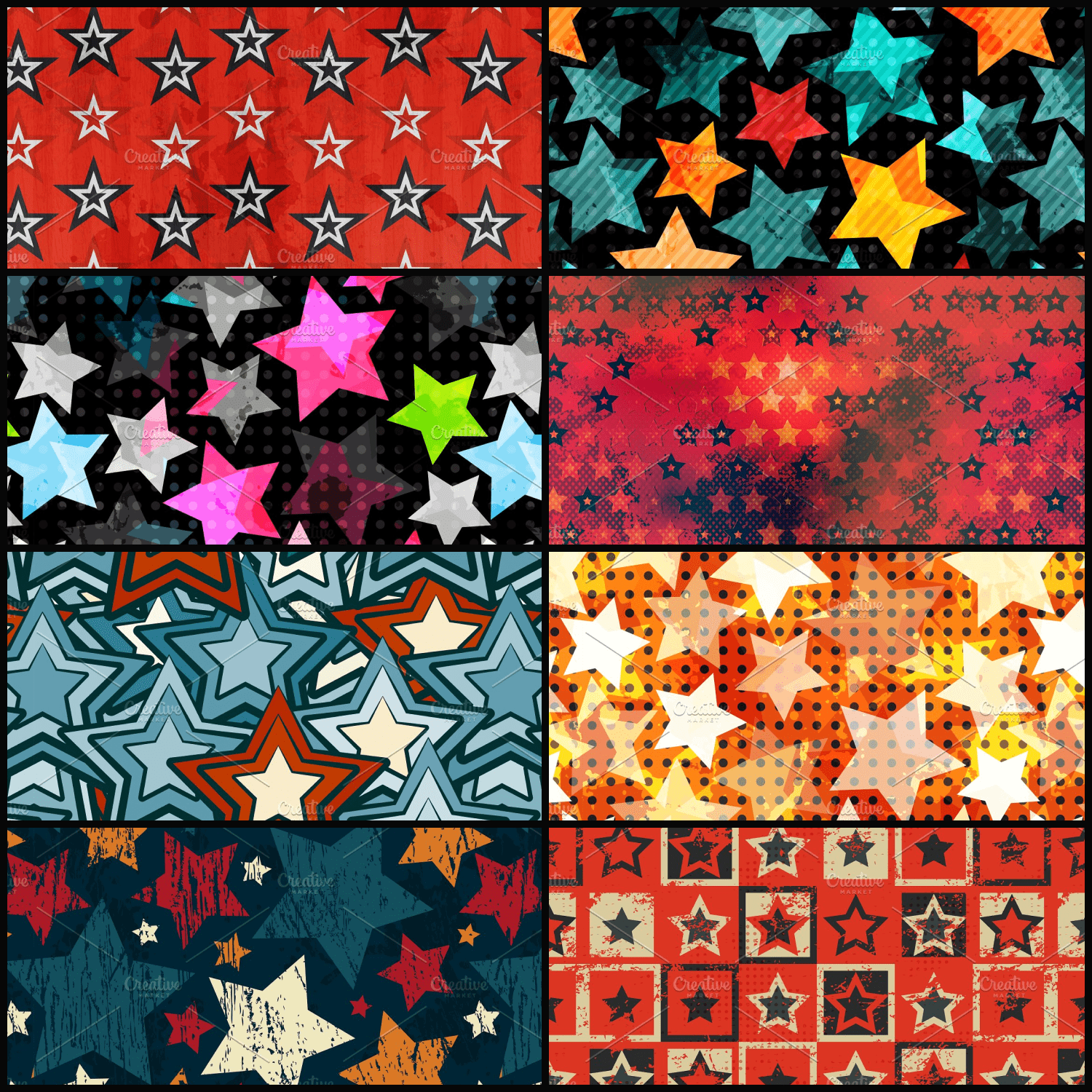 Star Seamless Patterns cover.