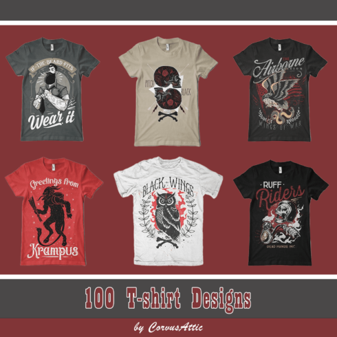 100 T-shirt Designs.