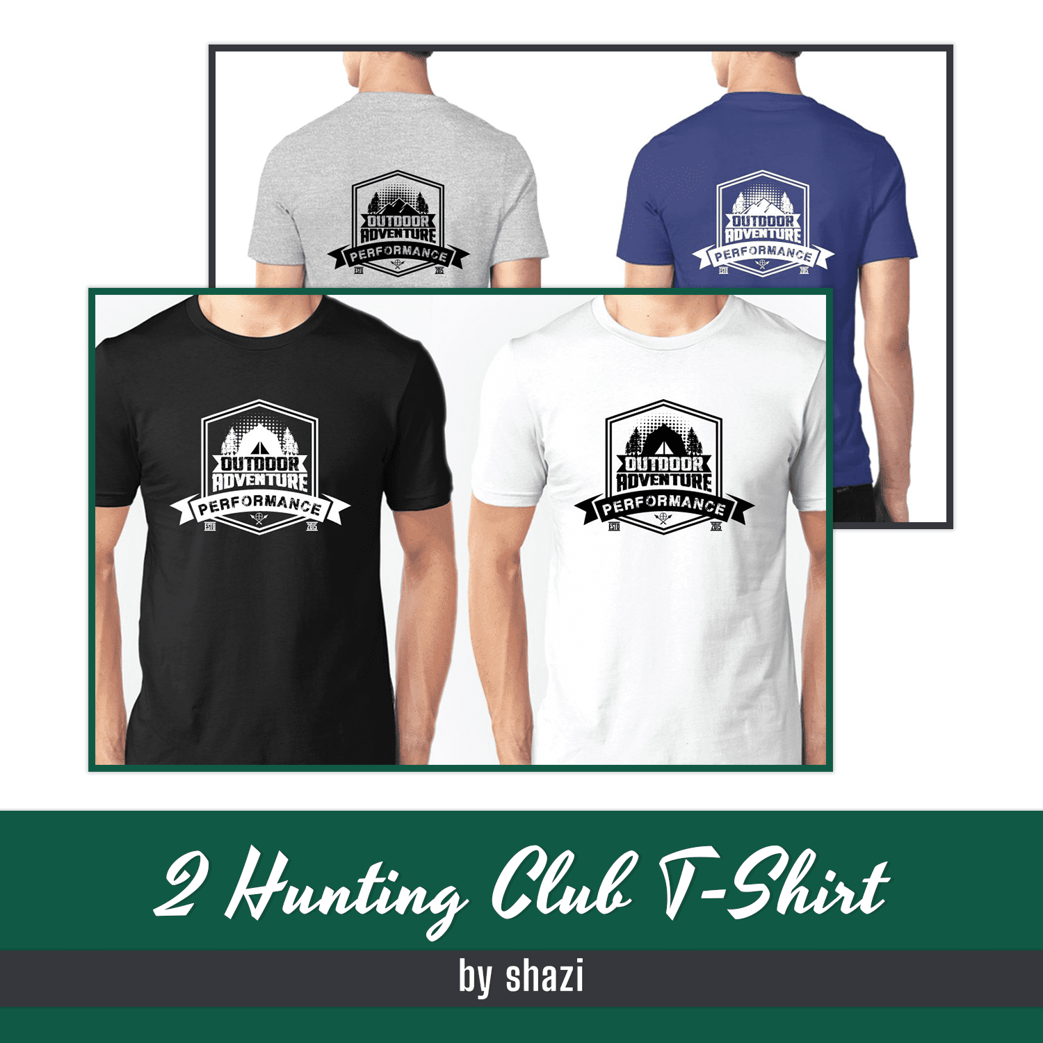 2 Hunting Club T-Shirt cover.