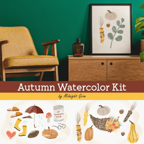 Autumn Watercolor Kit.