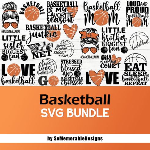Basketball SVG bundle, Basketball SVG cut files.