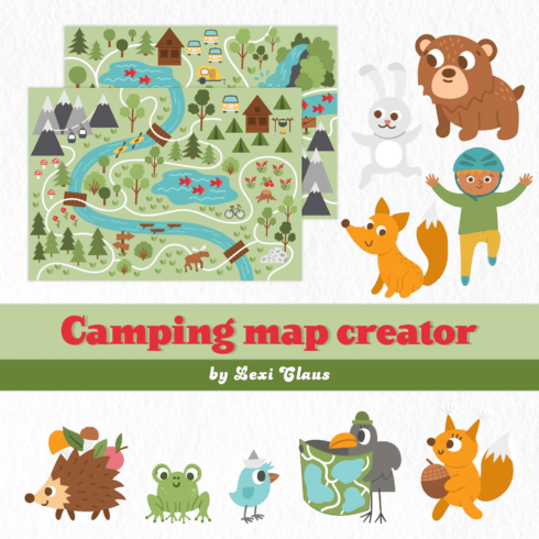 Camping Map Creator – MasterBundles