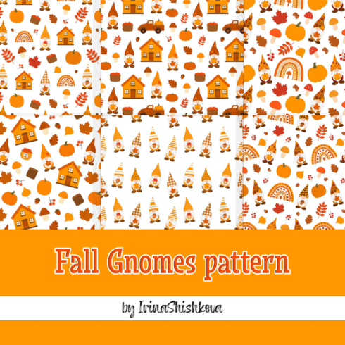 Gnomes pattern. Fall Gnomes pattern.