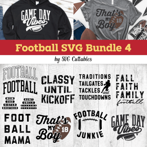Football SVG Bundle 4.