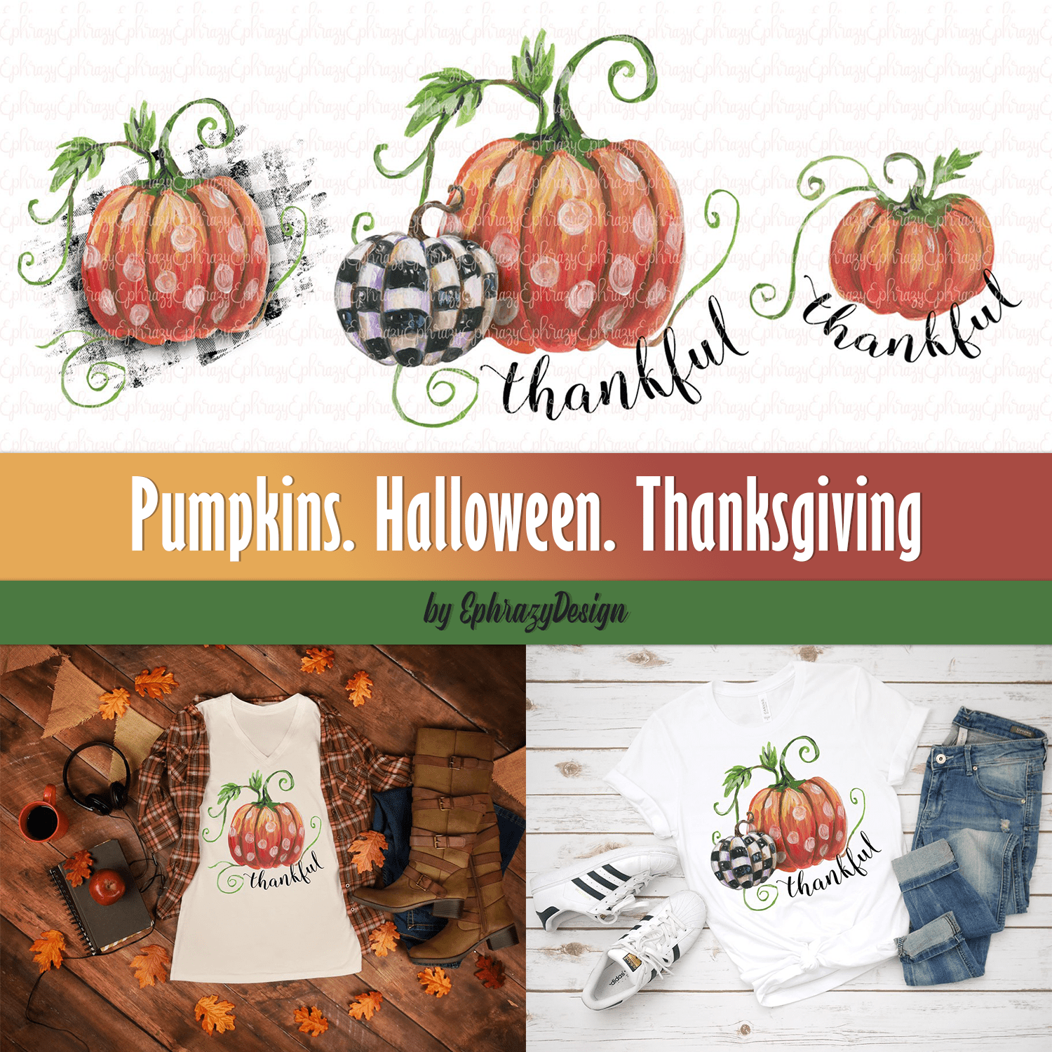Pumpkins. Halloween. Thanksgiving cover.
