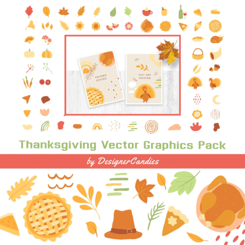 Thanksgiving Vector Graphics Pack.