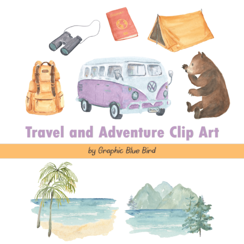 Travel and Adventure Clip Art.