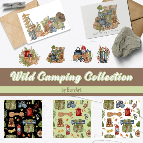 Wild Camping Collection created by BarvArt.