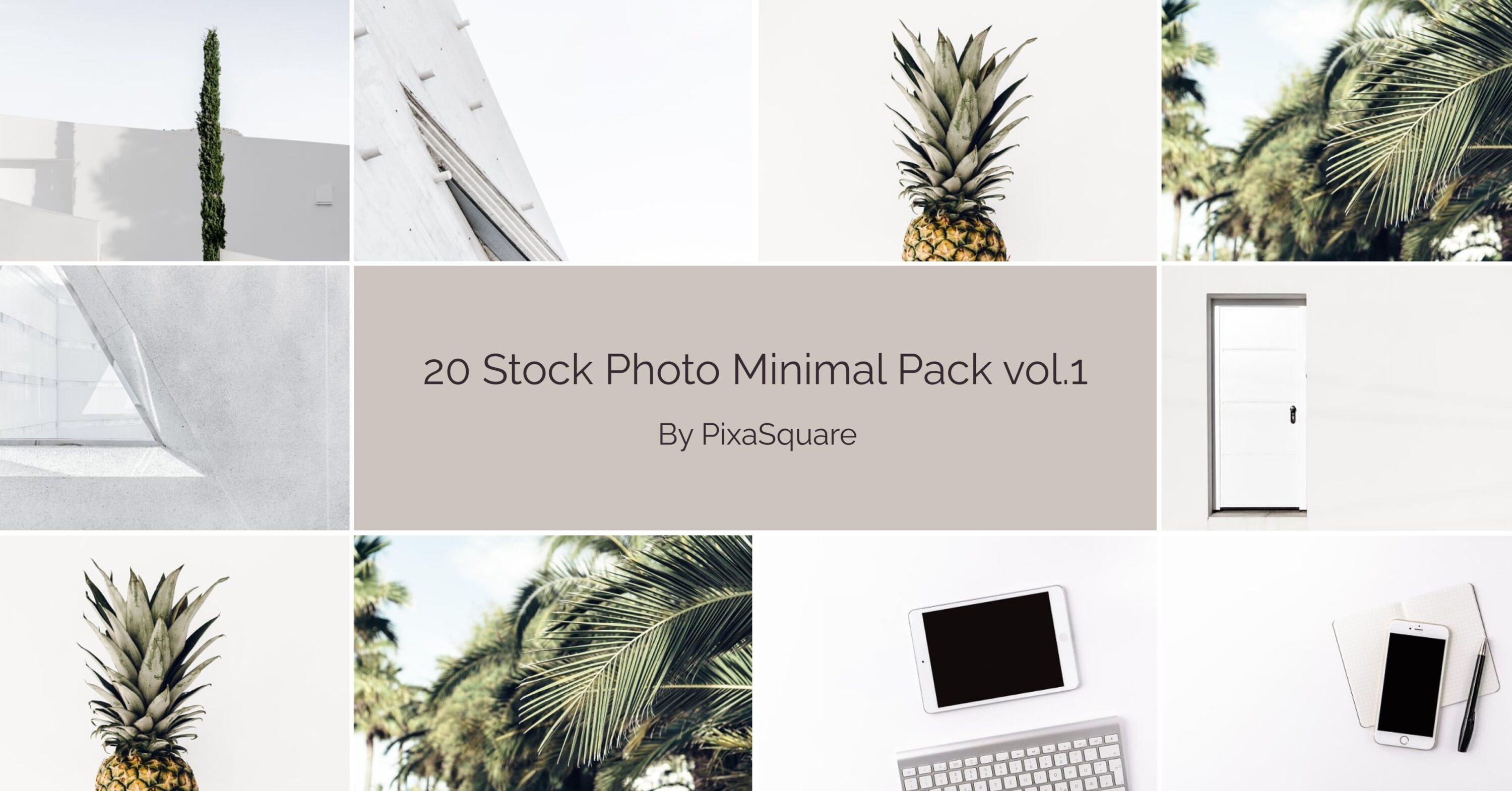 20 Stock Photo Minimal Pack vol.1 - Facebook.