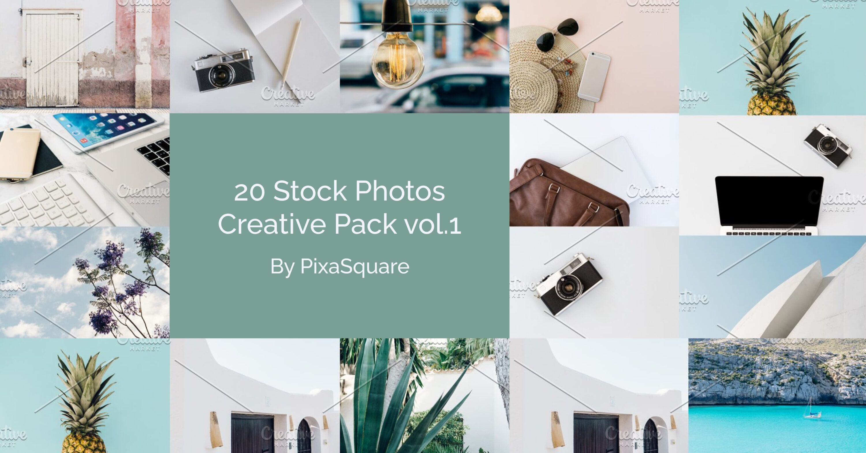 20 Stock Photos Creative Pack Vol.1 - Facebook.