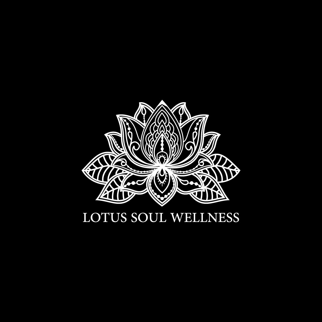 Lotus Flower Design Logo preview image.