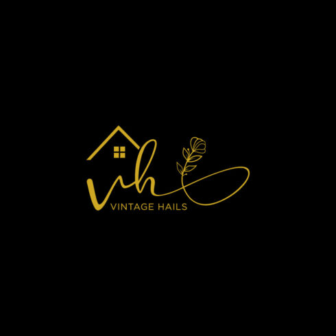 VH Real Estate Logo Design cover image.